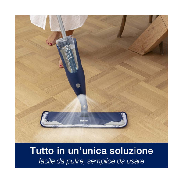 2 ricariche di detergente per Bona SPRAY MOP il rivoluzionario sistema di  pulizia per pavimenti in legno (laminati o verniciati)